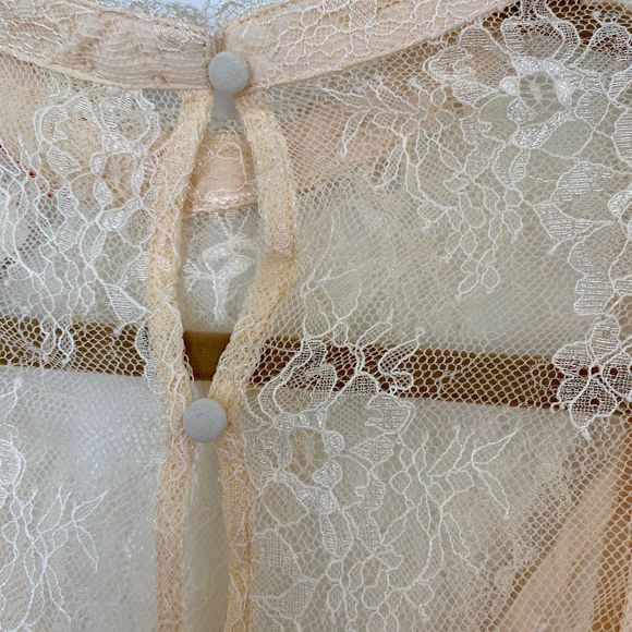 Free People Secret Admirer Blouse In Eggnog - Picture 13 of 16